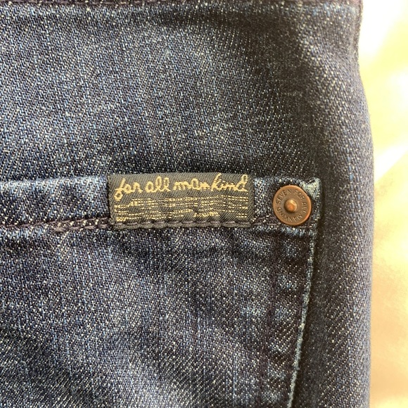 7 For All Mankind Slimmy Darkwash Men’s Jeans size 32 - Picture 7 of 16